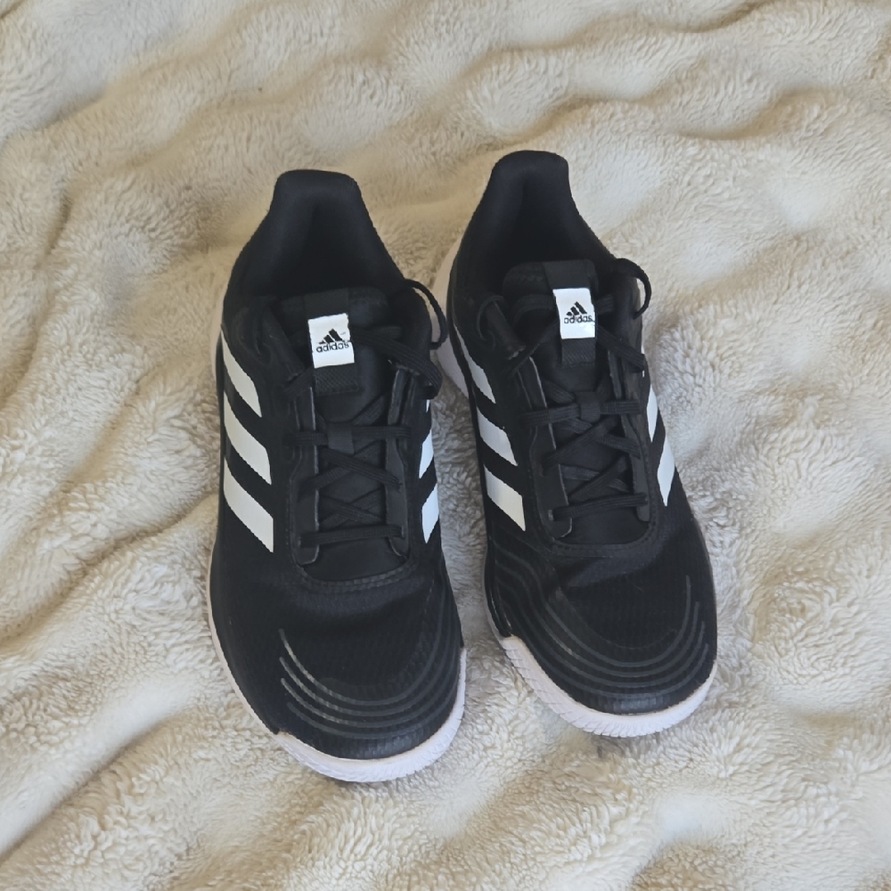 Adidas Unisex Black Sneakers Womens 8.5 And Or Mens 7